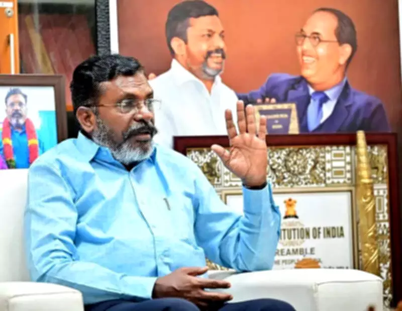 VCK Chief Thirumavalavan Was Nearly Propped as CM After Fractured Mandate