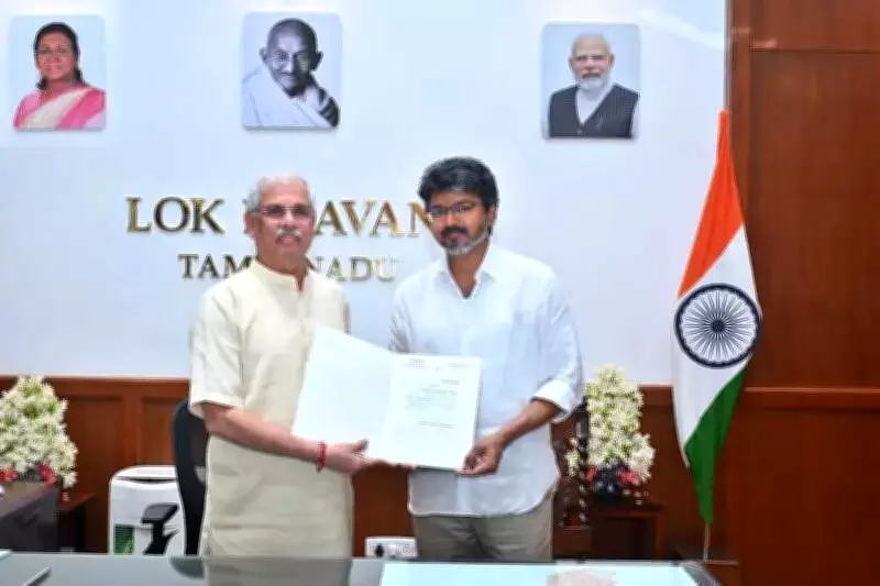 Vijay to Hold Home Portfolio, TVK Cabinet Takes Shape in Chennai