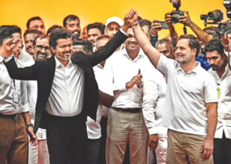 Vijay's Black Suit at Swearing-In: A Calculated Political Statement