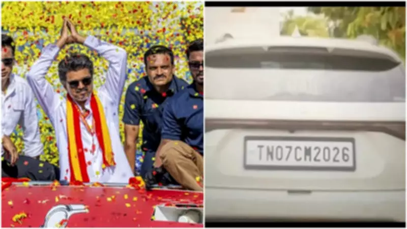 Vijay's 'GOAT' Car Number TN 07 CM 2026 Hints at Political Entry?