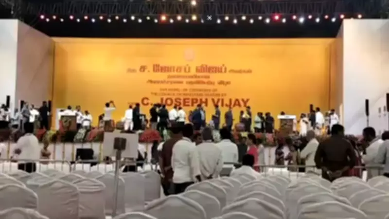 Vijay's Parents and Trisha Arrive for CM Oath Ceremony in Chennai