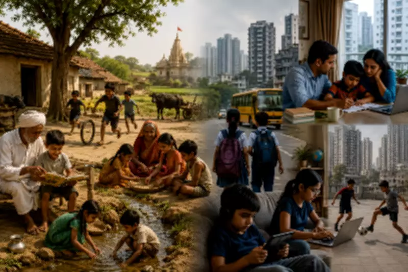 Village vs City Parenting in India: Contrasting Childhood Realities