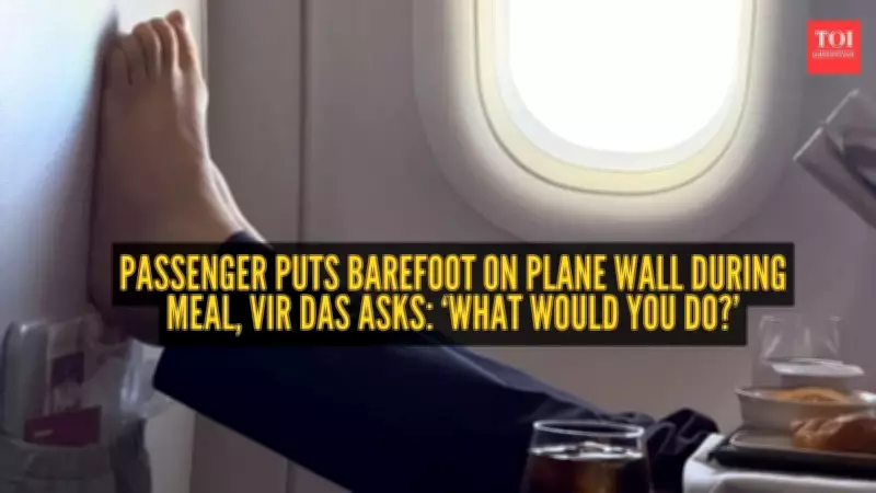 Vir Das Sparks Debate Over Passenger's Bare Feet on Flight