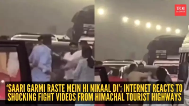 Viral Videos Show Chaos on Chandigarh-Shimla and Manali Highways