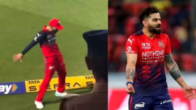 Virat Kohli Recreates Ronaldo's SIUUU Celebration During RCB vs GT Clash