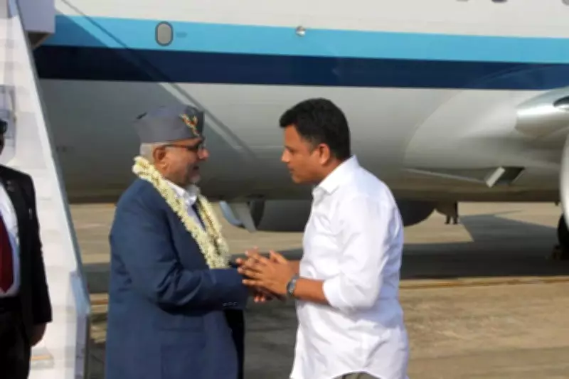 VP Radhakrishnan arrives in Mangaluru, heads to Dharmasthala