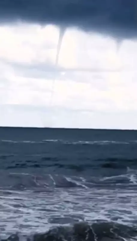 Waterspout Spotted Off Odisha's Puri Coast, Tourists Amazed