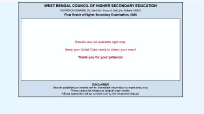 WBCHSE HS Result 2026: How to Download Scorecard at wbresults.nic.in