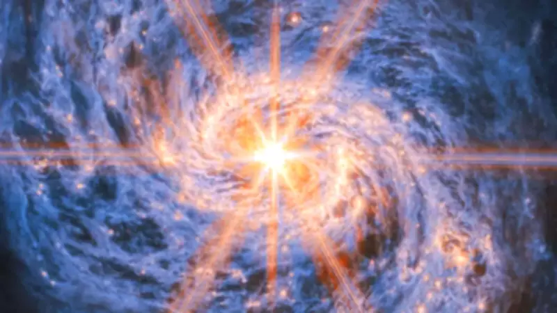 Webb Telescope Captures Stunning Heart of Spiral Galaxy Messier 77