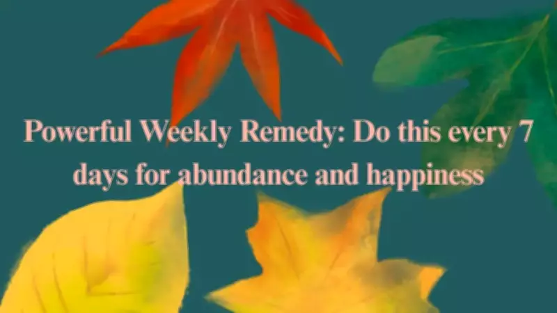 Weekly Hindu Rituals for Positive Energy, Wealth, and Peace