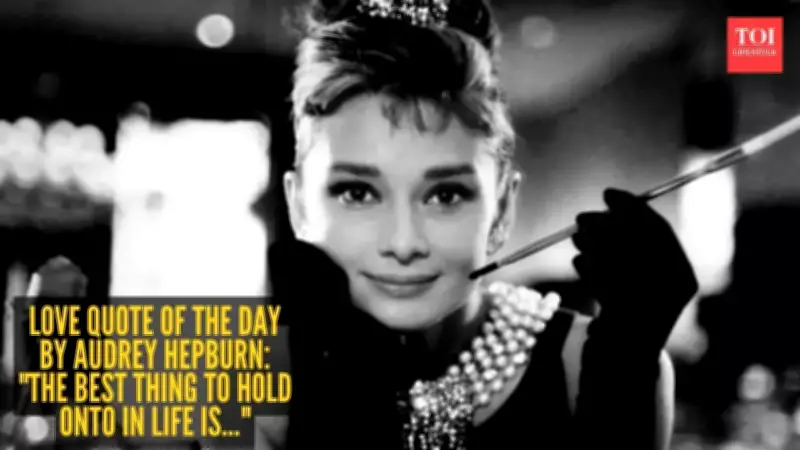 Why Audrey Hepburn's Wisdom on Connection Is a Survival Guide for Modern Life