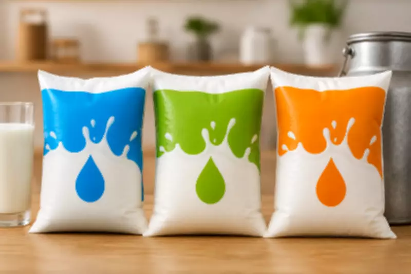 Why Indian Milk Packets Are Colour-Coded: Blue, Green, Orange Explained