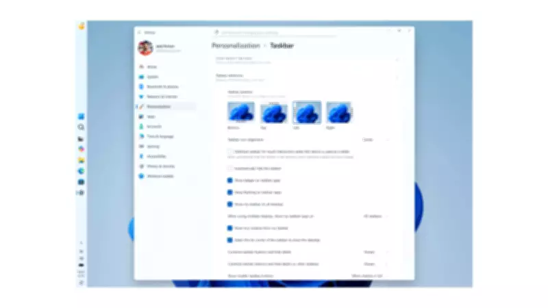 Windows 11 Gets Movable Taskbar and Start Menu Size Options