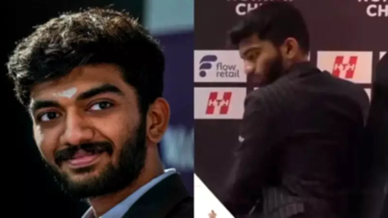 World Champion Gukesh's Hilarious Water Bottle Struggle Goes Viral
