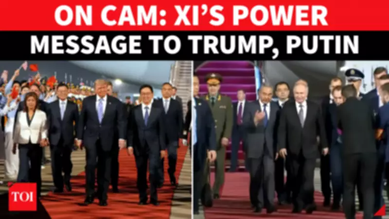 Xi Skips Putin Airport Welcome as Beijing Hosts Rival Leaders