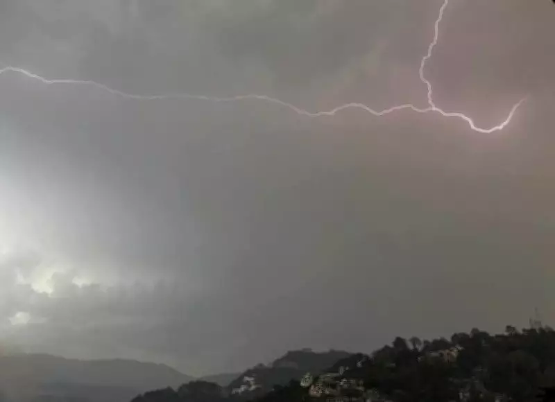 Yellow Alert Issued for Heavy Rain and Hailstorm in Himachal