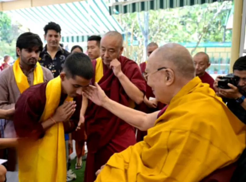 Yoga Champion Atri Meets Dalai Lama in Dharamsala
