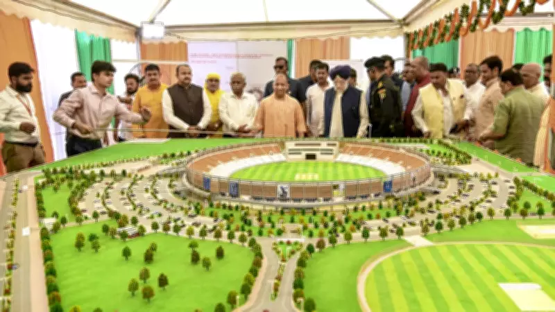 Yogi Adityanath Lays Foundation for New Cricket Stadium in Gorakhpur