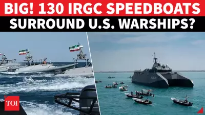 130 Iranian Speedboats Mass in Hormuz Near US Warships; IRGC Swarm Tactic Sparks Alarm