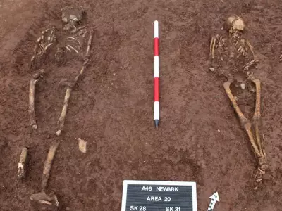 8,000-Year-Old Graves, Roman Well, Anglo-Saxon House Found on UK Highway