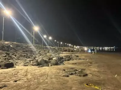 90 Special Streetlight Poles Installed on Gorai Beach in Mumbai