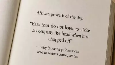 African Proverb: Ears That Ignore Advice Share the Head's Fate