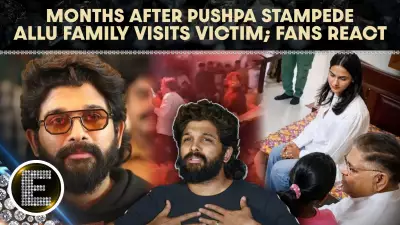 Allu Arjun's wife Sneha Reddy and father visit Pushpa stampede victim Sritej