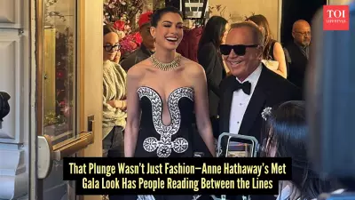 Anne Hathaway's Met Gala 2026 Gown Makes Bold Political Statement for Peace