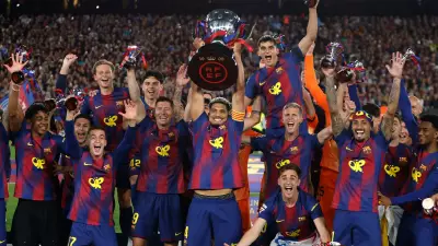 Barcelona Win La Liga 29th Time After 2-0 El Clasico Victory