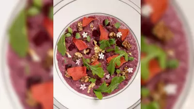Beetroot Kokum Risotto: A Vibrant and Tangy Italian-Indian Fusion Recipe