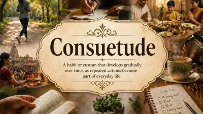 Consuetude Meaning: How Habits Become Customs Over Time