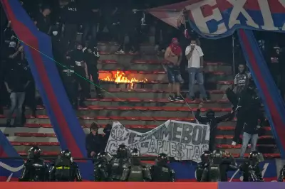 Copa Libertadores match abandoned after fan protests in Medellin