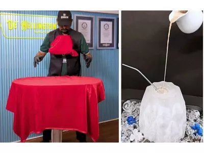 De Hellington Shatters 4 World Records Across 5 Countries with Zero Gravity Pizza