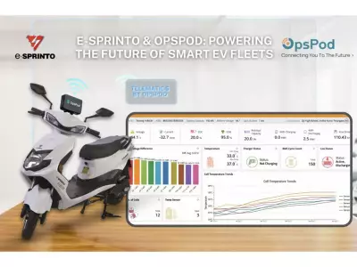 E-Sprinto Accelerates India's EV Revolution with OPSpods Intelligent IoT Ecosystem