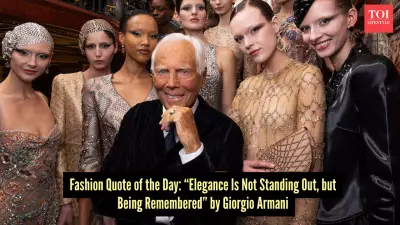 Giorgio Armani's Philosophy: Elegance Is Being Remembered, Not Standing Out