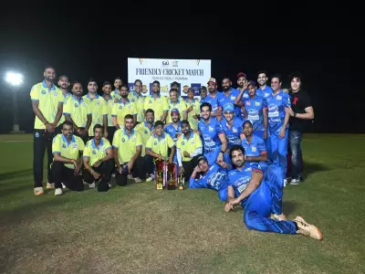 GST, Customs Amateur Team Beats Mumbai Heroes in Fit India Hit India Match