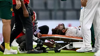 Hasan Ali stretchered off after blow to head in Ban vs Pak 2nd Test