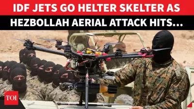 Hezbollah Drone Swarm Breaches Northern Israel, IDF Scrambles Jets