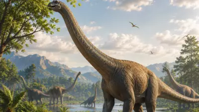 How Sauropod Dinosaurs Ate 100,000 Calories Daily to Survive