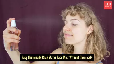 How to Make Chemical-Free Rose Water Face Mist at Home