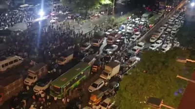 Hundreds protest child rape-murder on Mumbai-Bengaluru highway in Pune