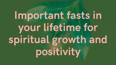 Important Hindu Fasts: Ekadashi, Purnima, Mahashivratri, Karwa Chauth and Monday Fast