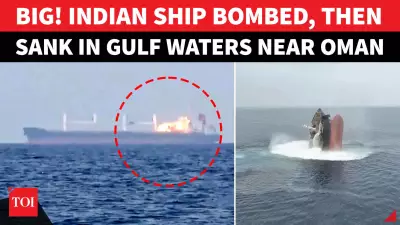 Indian Ship Sunk in Suspected Drone Strike Off Oman Coast, Crew Safe