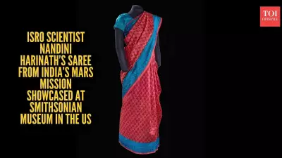 ISRO Scientist Nandini Harinath's Saree Featured in Smithsonian Museum