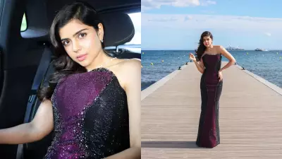 Kalyani Priyadarshan Makes Stunning Cannes Debut in Purple Gown