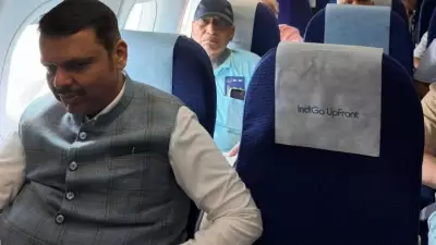Maharashtra CM Fadnavis Takes Economy Flight to Bengaluru Amid Fuel Crisis Appeal