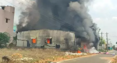 Massive Fire at Pillow Factory Near Karur Causes Losses Worth Lakhs