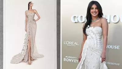Priyanka Chopra Stuns in Chikankari Couture at Gold Gala 2026