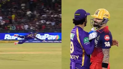 RCB top IPL 2026 table after Kohli's ton, Pandey's stunning catch