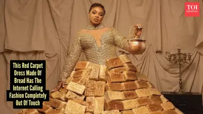 Reality Star Sparks Outrage with Dress Made from 500 Loaves of Bread